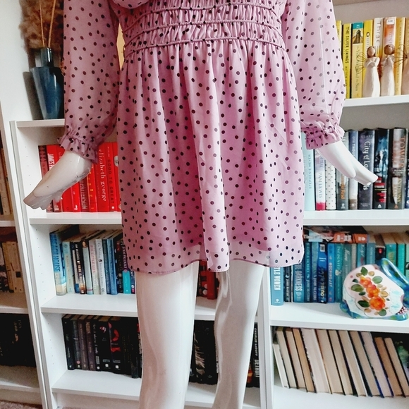 NEW Socialite Floral Smock Waist Mini Dress P1344 - Picture 4 of 9